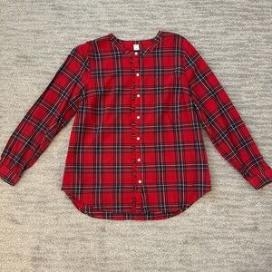 Plaid Blouse